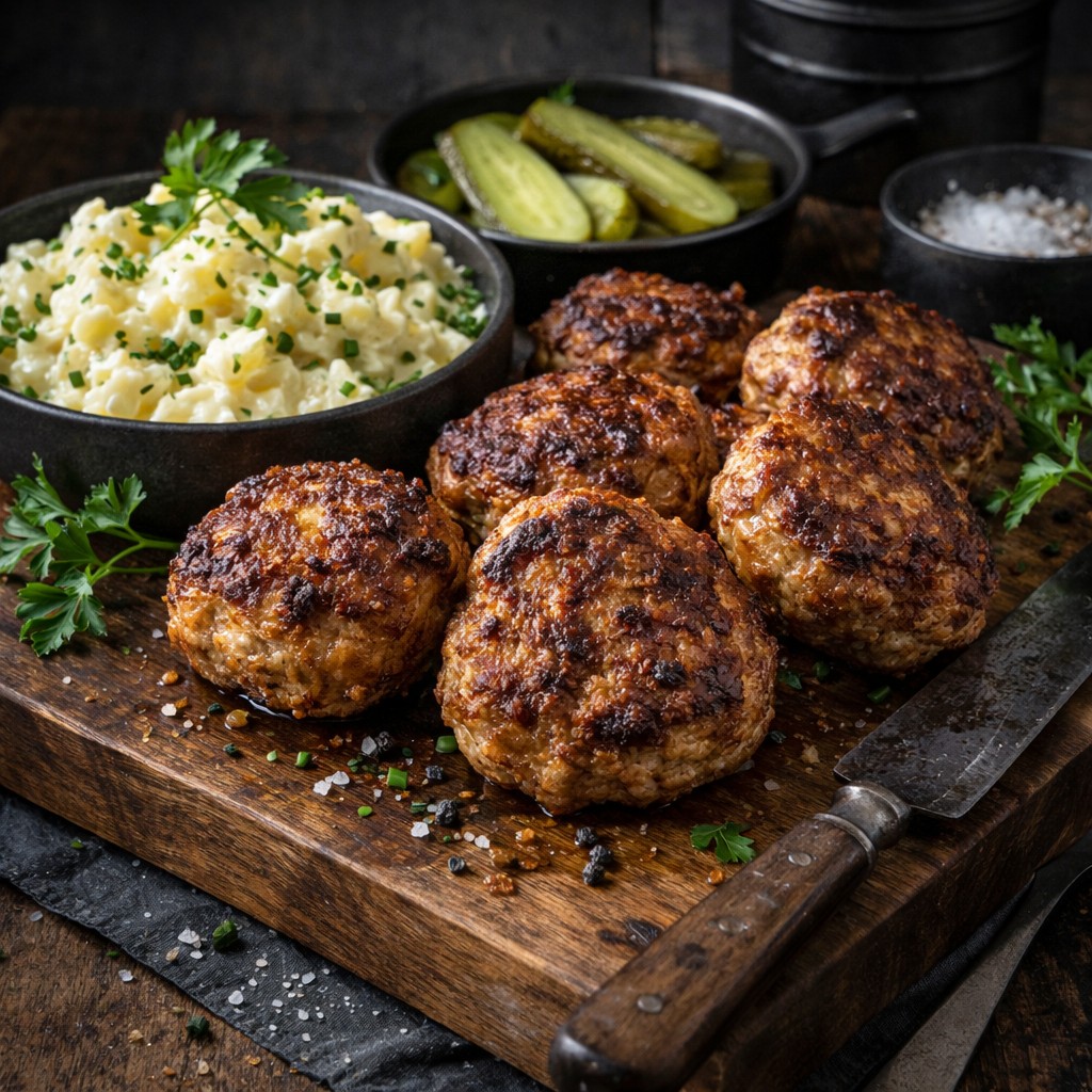 Frikadeller – Klassisk dansk opskrift med sennep