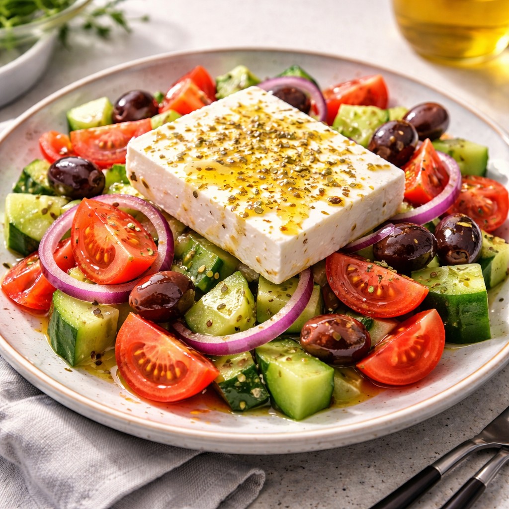 Græsk salat – Frisk opskrift med feta