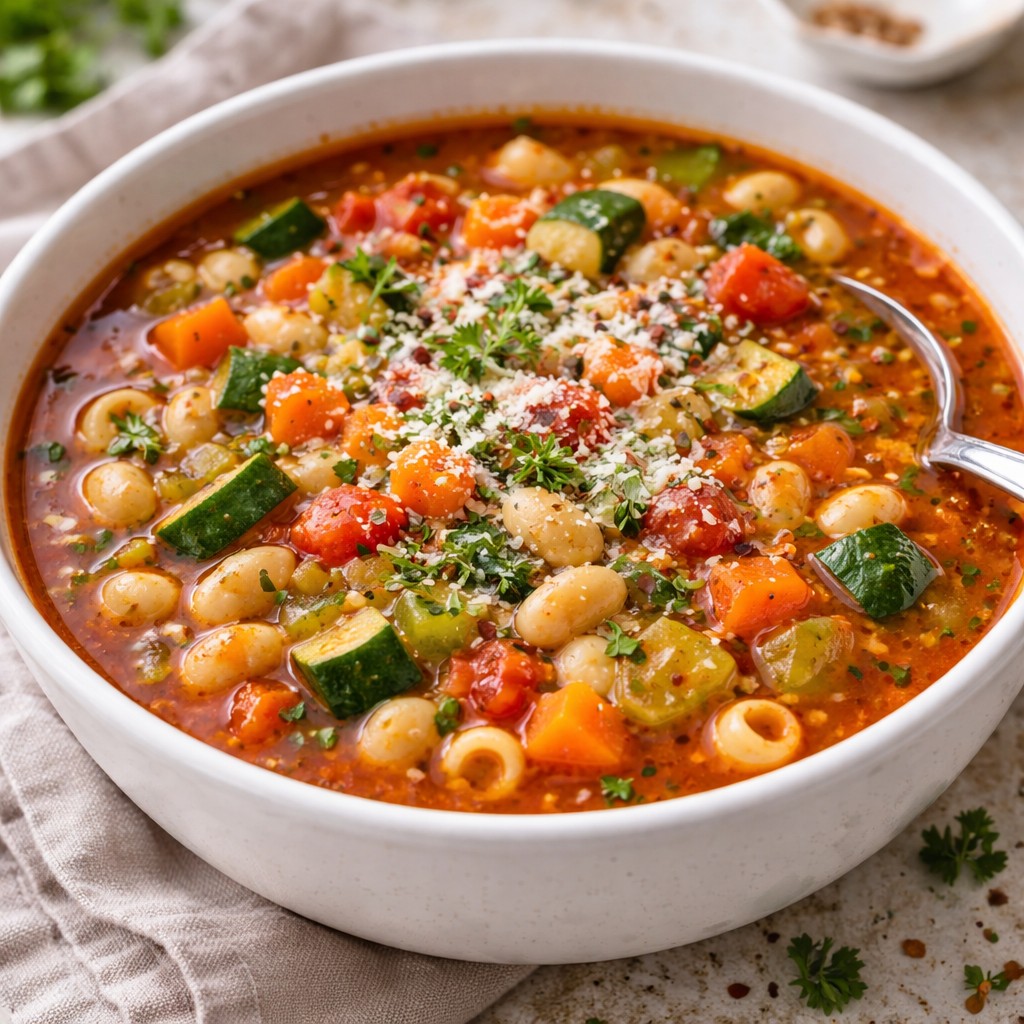 Minestrone – Italiensk grøntsagssuppe